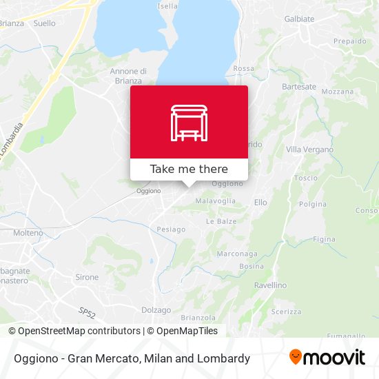 Oggiono - Gran Mercato map
