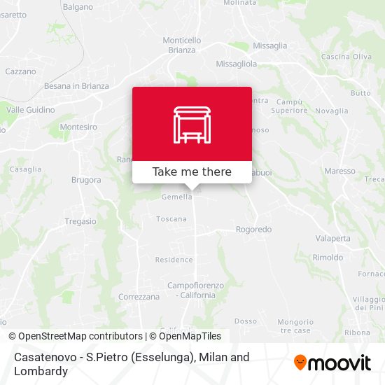 Casatenovo - S.Pietro (Esselunga) map