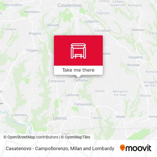 Casatenovo - Campofiorenzo map
