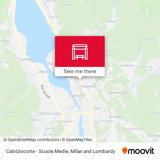 Calolziocorte - Scuole Medie map