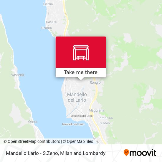 Mandello Lario - S.Zeno map