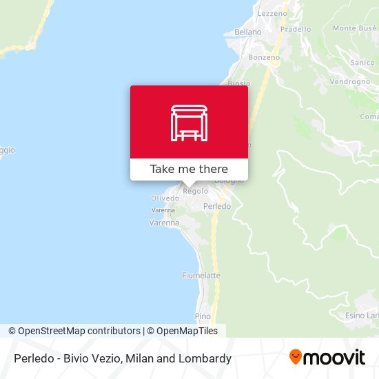 Perledo - Bivio Vezio map