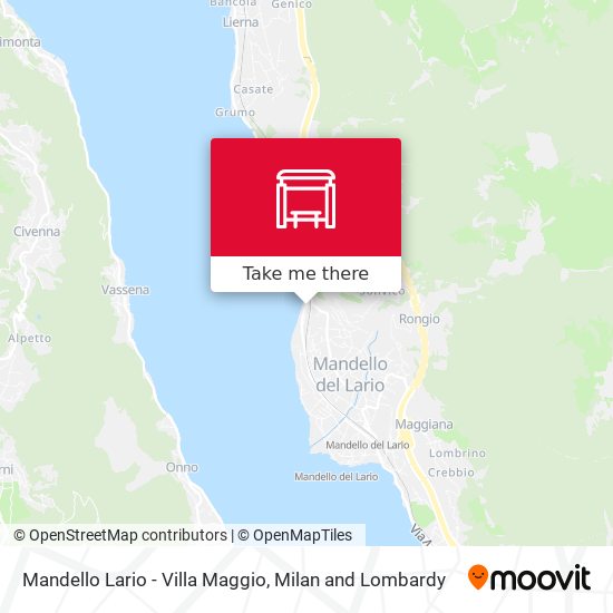 Mandello Lario - Villa Maggio map