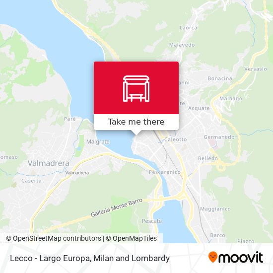 Lecco - Largo Europa map
