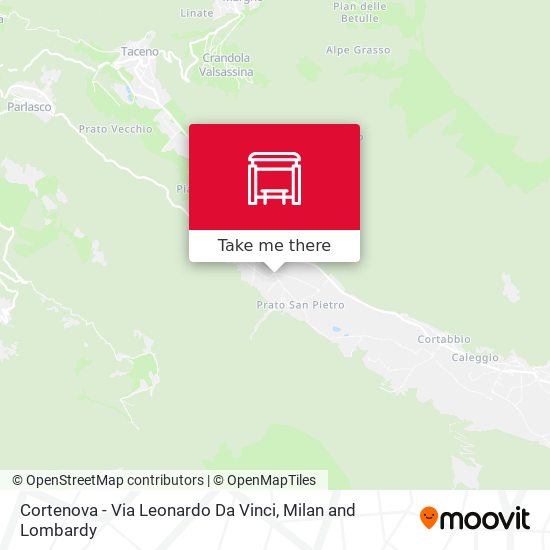 Cortenova - Via Leonardo Da Vinci map