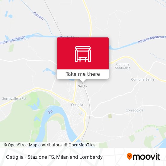 Ostiglia - Stazione FS map