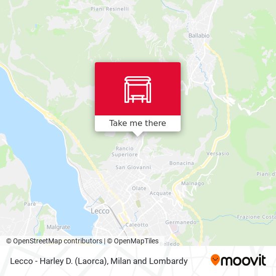 Lecco - Harley D. (Laorca) map