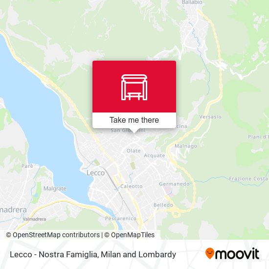 Lecco - Nostra Famiglia map