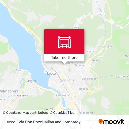 Lecco - Via Don Pozzi map