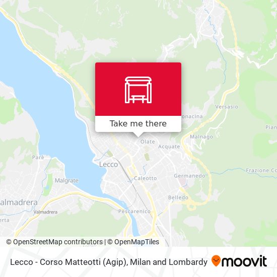 Lecco - Corso Matteotti (Agip) map