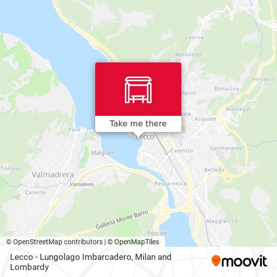 Lecco - Lungolago Imbarcadero map
