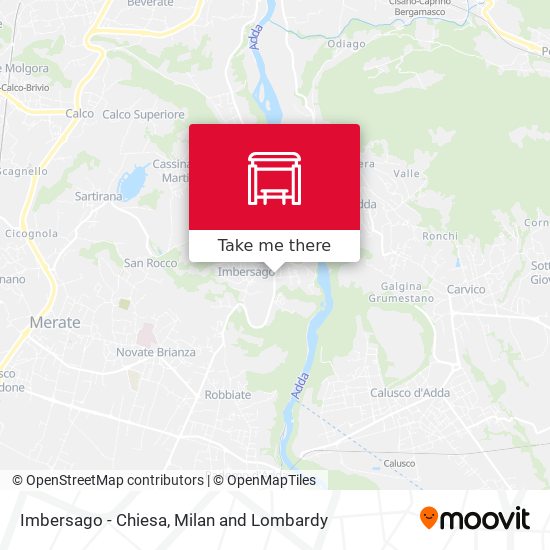 Imbersago - Chiesa map