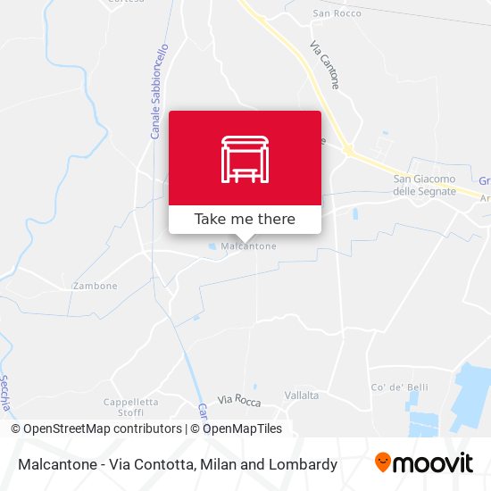 Malcantone - Via Contotta map