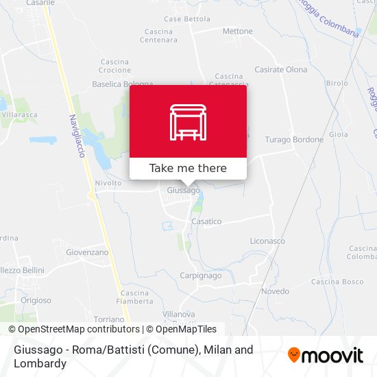 Giussago - Roma / Battisti (Comune) map