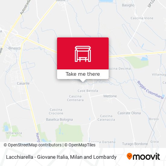 Lacchiarella - Giovane Italia map
