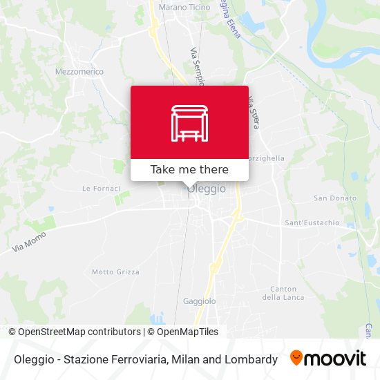 Oleggio - Stazione Ferroviaria map