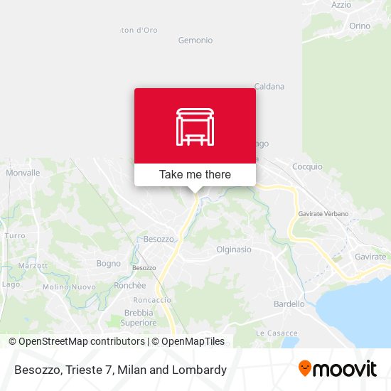Besozzo, Trieste 7 map