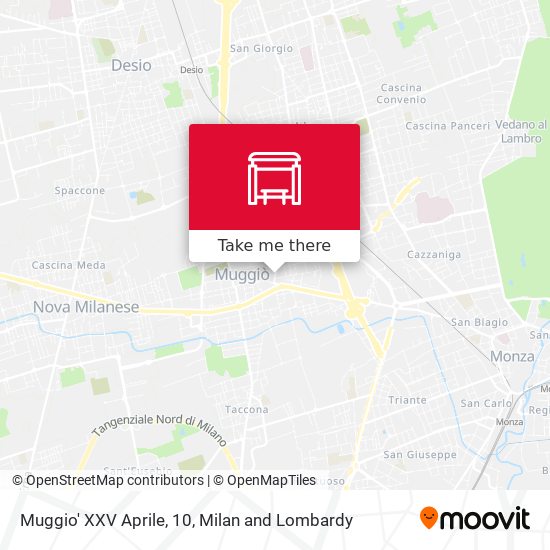 Muggio' XXV Aprile, 10 map