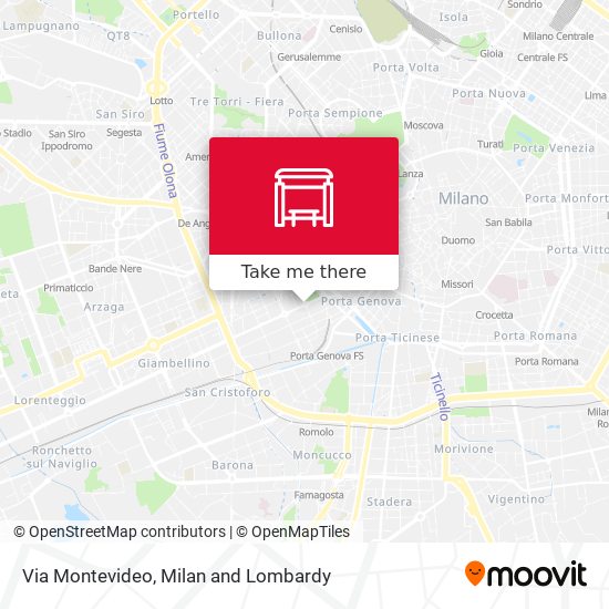 Via Montevideo map