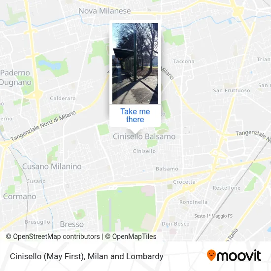 Cinisello (May First) map