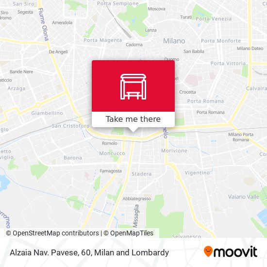 Alzaia Nav. Pavese, 60 map