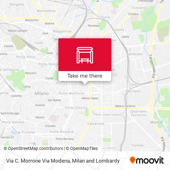 Via C. Morrone Via Modena map