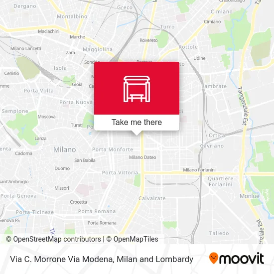 Via Morrone Via Modena map