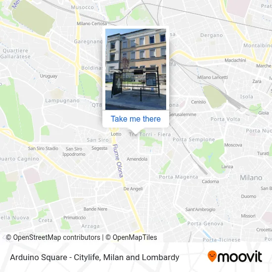 Arduino Square - Citylife map