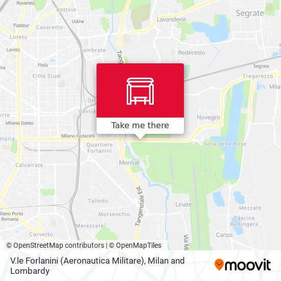 V.le Forlanini (Aeronautica Militare) map