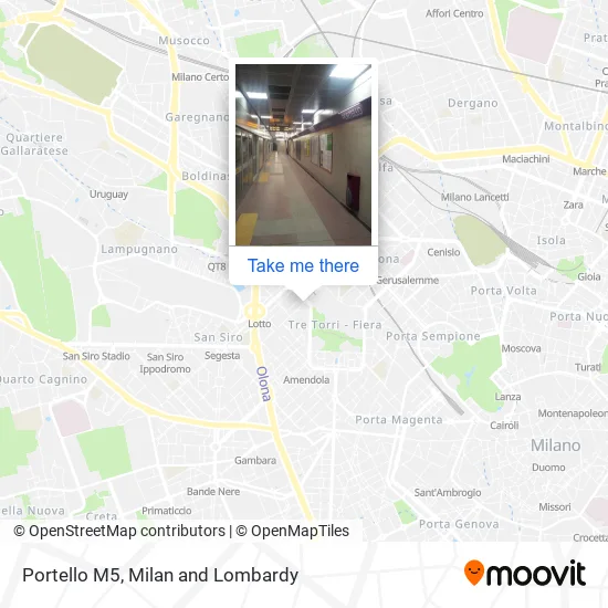 Portello M5 map
