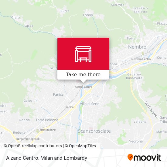 Alzano Centro map