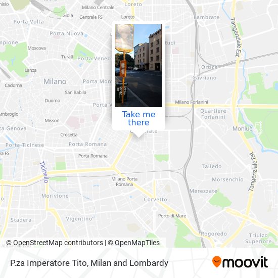 P.za Imperatore Tito map