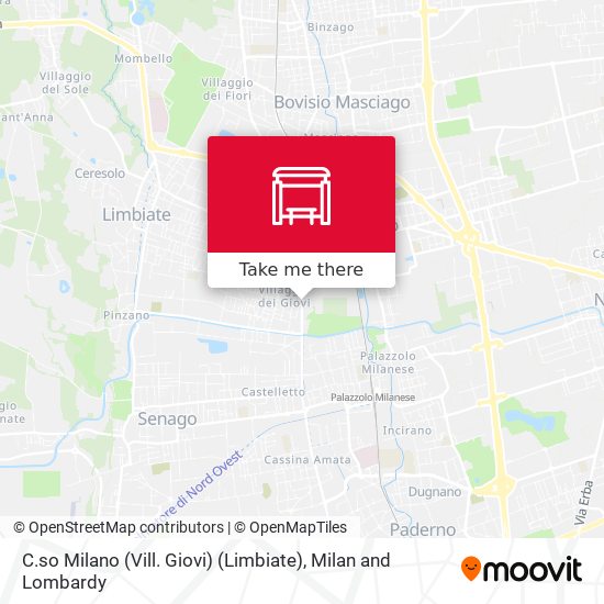 C.so Milano (Vill. Giovi) (Limbiate) map