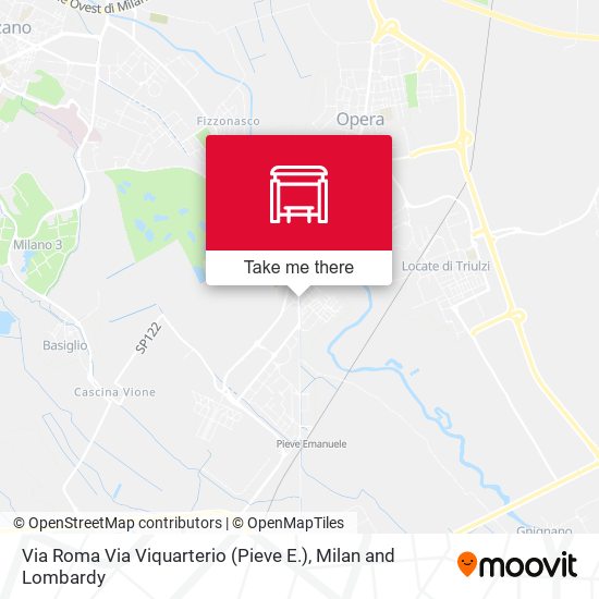 Via Roma Via Viquarterio (Pieve E.) map