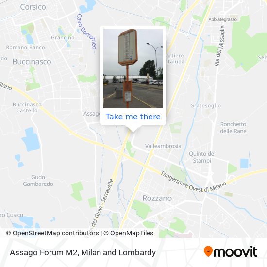 Assago Forum M2 map
