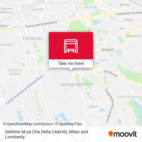 Settimo M.se (Via Della Libertà) map