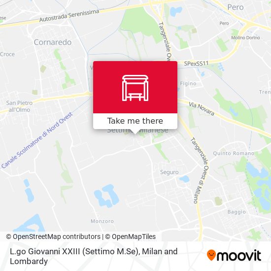 L.go Giovanni XXIII (Settimo M.Se) map