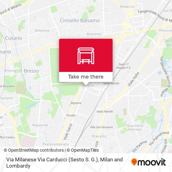 Via Milanese Via Carducci (Sesto S. G.) map