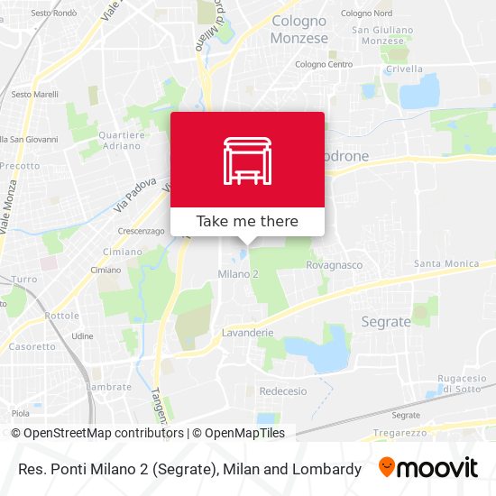 Res. Ponti Milano 2 (Segrate) map