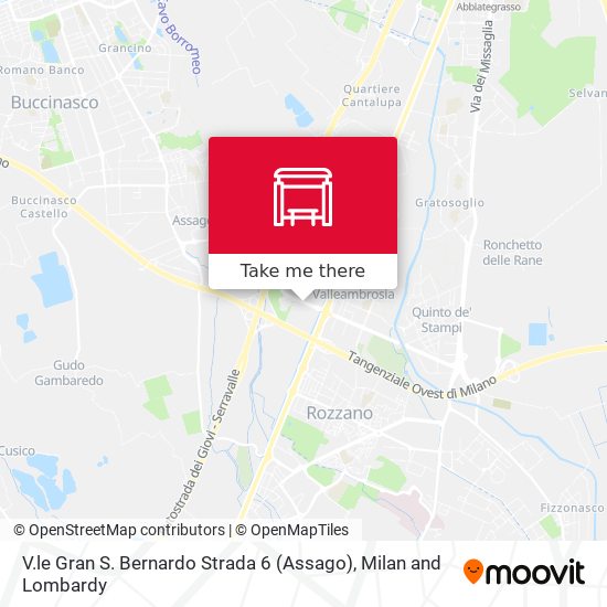 V.le Gran S. Bernardo Strada 6 (Assago) map