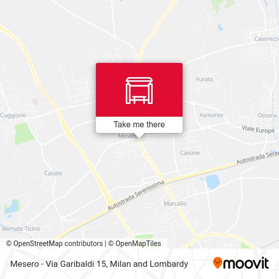 Mesero -  Via Garibaldi 15 map