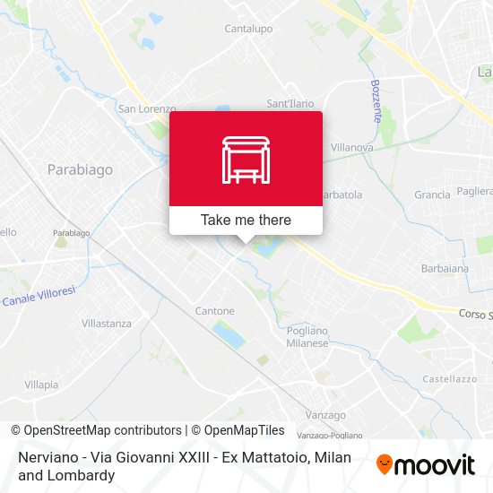 Nerviano -  Via Giovanni XXIII - Ex Mattatoio map