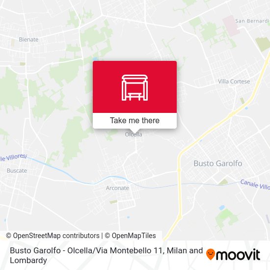Busto Garolfo -  Olcella / Via Montebello 11 map