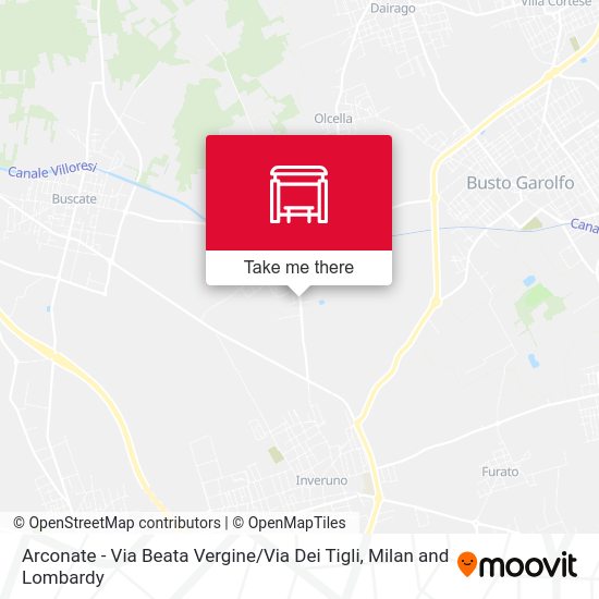 Arconate -  Via Beata Vergine / Via Dei Tigli map