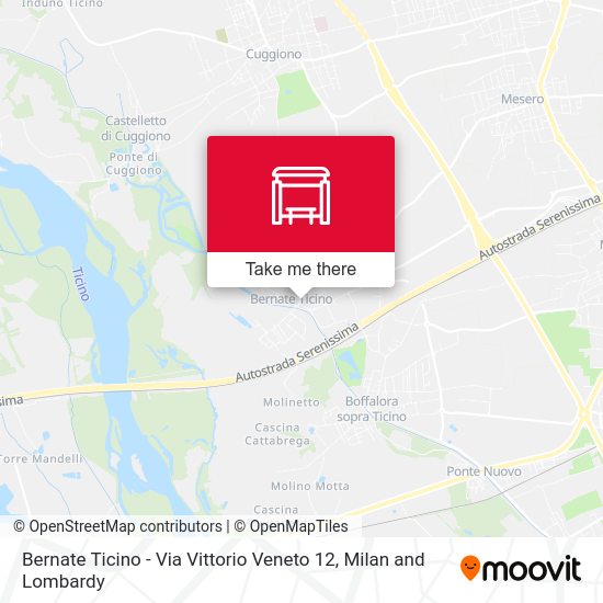 Bernate Ticino -  Via Vittorio Veneto 12 map