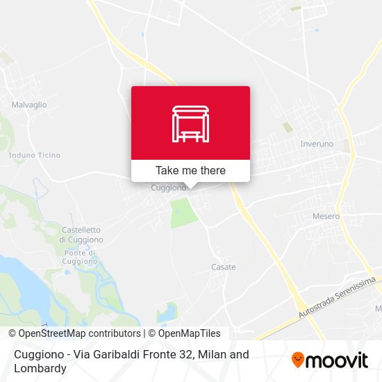 Cuggiono -  Via Garibaldi Fronte 32 map