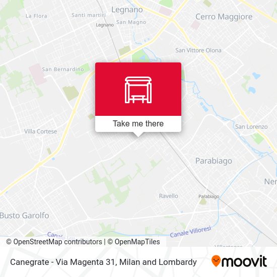 Canegrate -  Via Magenta 31 map