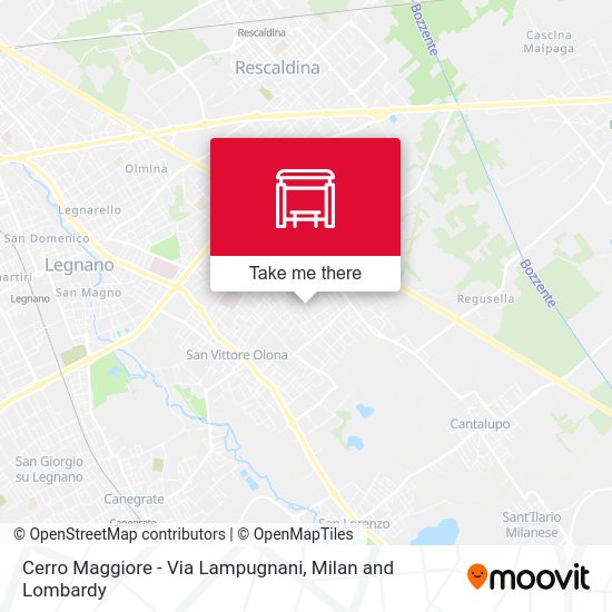 Cerro Maggiore -  Via Lampugnani map