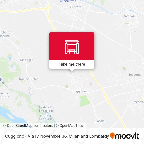Cuggiono -  Via IV Novembre 36 map