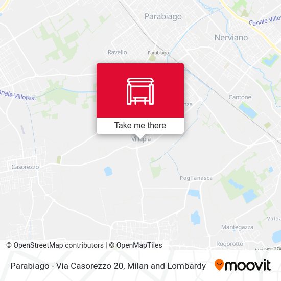 Parabiago -  Via Casorezzo 20 map